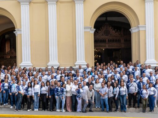 Trabajadores de FOGADE participan en misa de acción de gracias