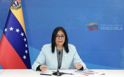 Delcy Rodríguez: el objetivo real es robarse el petróleo sin pagar nada