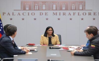 Presidenta (E) Delcy Rodríguez sostiene reunión con Gabinete Económico en el Palacio de Miraflores