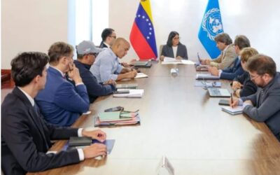 Jefa de Estado afina junto a autoridades de la ONU plan de recuperación en Venezuela